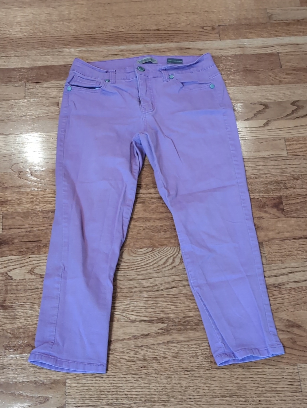 Nine West Vintage America Lavender Ankle Jeans